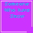 Four purple square with cyan text reading 'Someone Who luvs Snow' and white borders; two have small white symbols in corners