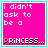 A 5x5 contact sheet of animated frames showing a pink background with text and crown symbols transitioning between states.