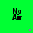 Green background with repeated 'No Air' text and scattered pink plus signs that change position across frames.
