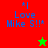 A four- of pixelated text and symbols on red, green, and brown backgrounds with animated star changes