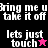 Pixelated text and star symbols on alternating black, magenta, pink backgrounds with visible animation changes.