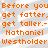 Pixelated orange text on a light gray background repeats identical phrases and names in a