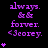 Purple text and star symbols on a black background with a gray rectangle in the bottom-right corner.
