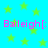 Cyan background with green stars and repeated pink text 'Baileigh[: Baileigh[:'.