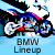 A 2x2 contact sheet of a pixelated motorcycle icon with visible text and animation frames showing motion blur effects on the wheels.