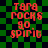 Red pixelated text on a green and black checkered background, with four identical instances arranged in a