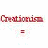 Animated sequence showing evolutionary progression from ape to human with text overlays questioning creationism versus evolution.