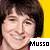 Pixelated static image of a person with dark hair and yellow background featuring "MUSCO" text in bottom-right corner.