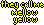 Pixelated yellow text on gray background reads "they call me Mellow yellow" in three lines with black outlines and blocky retro style.