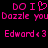 Pixelated pink text on black background with repeated phrases and heart symbol.