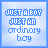identical blue-tinted square each displaying the text "JUST A BOY JUST AN ordinary boy" in pixelated font against a light blue background