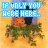 identical pixelated icons showing a character with brown hair and green foliage, each displaying the text "IF ONLY YOU WERE HERE." in blue block letters