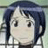 Static 48x48 pixel icon of a character with dark blue hair and light skin, rendered in low-resolution anime style with visible dithering and pixelation.