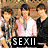 four distinct group photos featuring young men in casual clothing, each with overlaid text labels