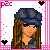 Animated contact sheet of a pixel-art doll icon with pink borders, showing character frames and text variations for the phrase "You talk bout me but you know me" in black and pink lettering.