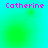 Four identical display the name 'Catherine' in bright pink pixelated text over a gradient background shifting from cyan to green, with faint circular light effects