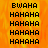 Pixelated text 'BWAHA' and 'HAHAHA' repeated on orange flame-like background with gray lower-right section