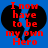 Blue background with black silhouette of two figures holding hands, red pixelated text reading "I now have to be my own Hero" across the center.
