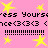 Pink background with yellow stars and repeated black text reading 'Press Yourself' and 'nce<3<3<3' in pixelated font.