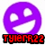 Six purple smiley face icons arranged in two , each with white eyes and mouth, and colored text below reading 'Tylerr22' in red, green, cyan, blue, yellow, and magenta