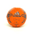 Pixelated orange ball icon with dark brown accents and a small light blue detail, rendered in low-resolution style on white background.