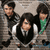 four with a central image of three people in school uniforms and text elements on colored backgrounds
