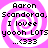Pixelated text on a pink and white spiral background with repeated phrases and emoticons.