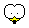 A 4x4 grid of identical pixel art heart icons with small black eyes and yellow star-like shapes at the bottom, displayed on a gray background.