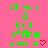 Green pixelated text on pink background with red heart symbol, showing two identical frames where the right frame has a solid red heart instead of a transparent one.