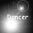 Four grayscale display a glowing figure with the text 'Dancer' beneath each, showing variations in light intensity and circular halo positions