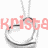 Pixelated icon shows pink text 'Kris' over a grayscale cartoon character with bunny ears and a circular head.