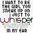 Animated text displays 'I want to be the girl you sneak up on just to whisper I love you in my ear' with color variations