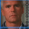 identical static images showing a man with graying hair in a blue jacket, with vertical text reading "Perfection" on the right side of each