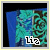 A static icon featuring a blue and teal floral pattern with the text 'Liz' in white outline, transitioning to pink outline