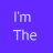 A static frame from an animated icon showing white pixelated text on a solid purple background with a gray transparency indicator in the bottom-right corner.