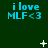 identical pixelated text elements on a dark green background, with scattered white star-like and dot-like animations