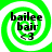 Green and white spiral background with black text 'bailee bair <3' in four quadrants, each with slight pixel variation.