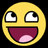 Yellow circular emoji with wide open mouth and upward-tilted eyes, displayed in a