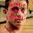 A four- shows a shirtless person with a dark necklace against a wooden background, with red text overlays changing