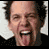 A 4-frame contact sheet of a pixelated image showing a person sticking out their tongue with red text reading "Pierre Is Hott!!" on a black background.