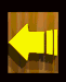Yellow left-pointing arrow and 'GO BACK' text on wooden background with varying 3D effects across frames.
