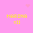 Pink background with four identical yellow text blocks reading MARINA =]] and animated pink heart/sparkle elements.