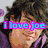 Six distinct pixelated images arranged in a , each displaying the text "i love joe" in bright pink and blue gradient font over various backgrounds and subjects