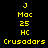 Yellow pixelated text on dark background with red gradient glow, two identical vertical of text, animated background shift between frames