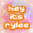 Pixelated orange text on a pink-purple gradient background with a gray rectangle on the right side.