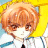 A 48x48 pixel buddy icon featuring a cartoon character with orange hair and brown eyes on the left, paired with text reading "Anime IM" and "CCM" on a black background to the right.