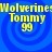 Yellow text on blue background with concentric circles; four identical arranged in a
