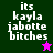 Four pixelated display identical text with a single star icon changing color between green and purple backgrounds