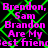 Static image with repeated text in bright pink on black background, overlaid by green pattern