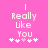 Pixelated text on pink background with animated sparkles changing position across frames.